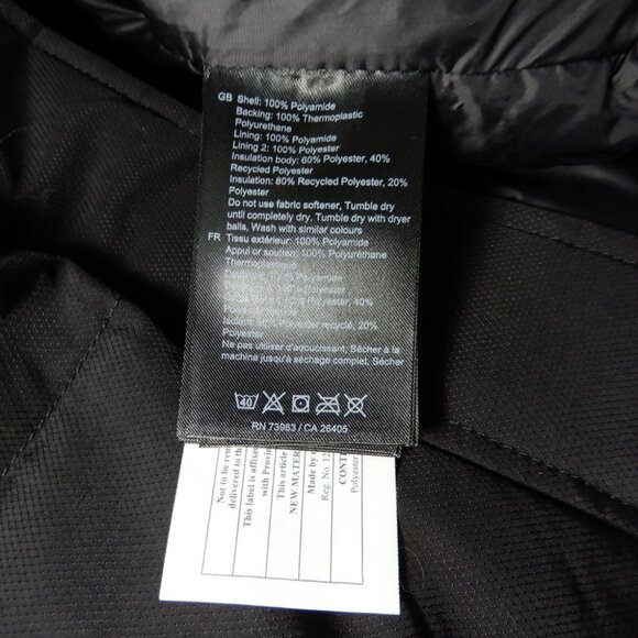 Helly Hansen Adore Puffy Parka Jacket Winter Coat Size L Black Insulated NEW - Picture 12 of 13
